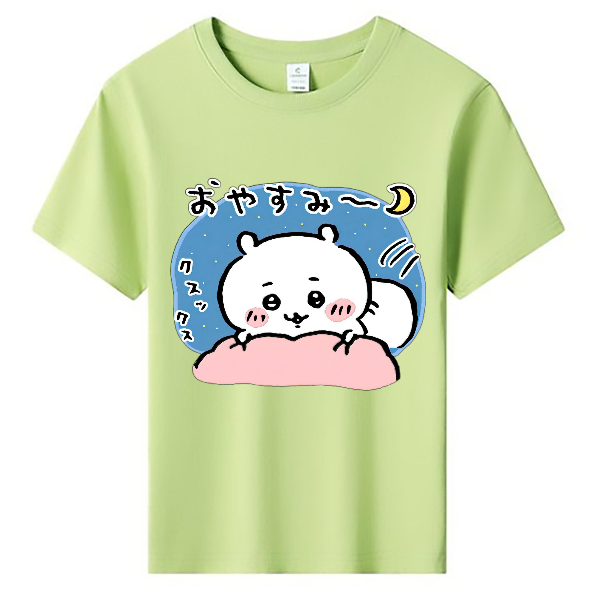 （画像用） ちいかわ ちいかわ Chii-kawa chiikawa 綿100％キッズTシャツ（フロントプリント）